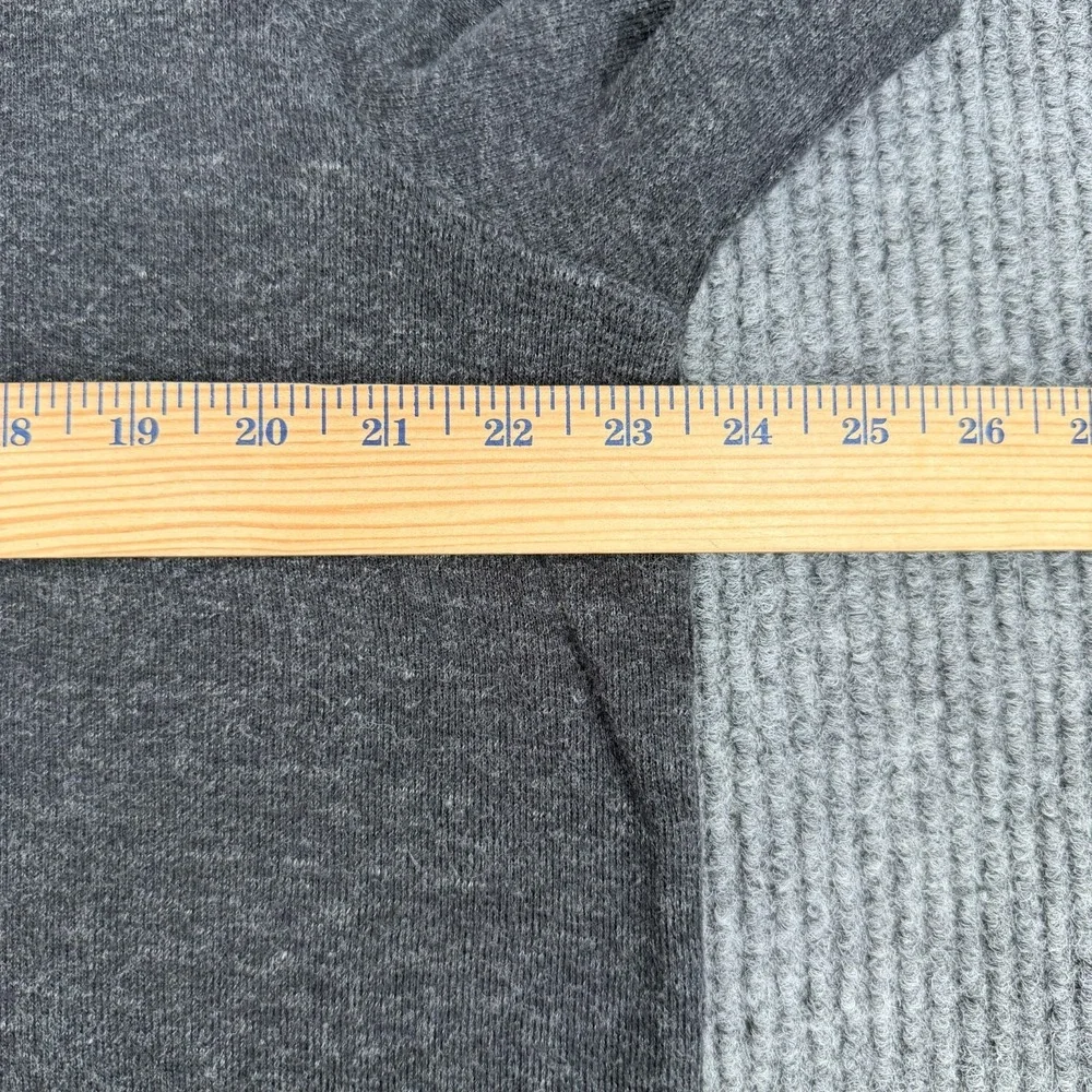 Polo Ralph‎ Lauren 1/4 Zip Estate Rib Sweater Pullover Men Large Gray Pullover